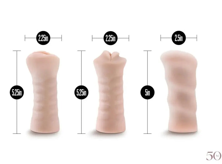 Ensemble de 3 Manchons Vibrants Auto-Lubrifiants 50 nuances de sex