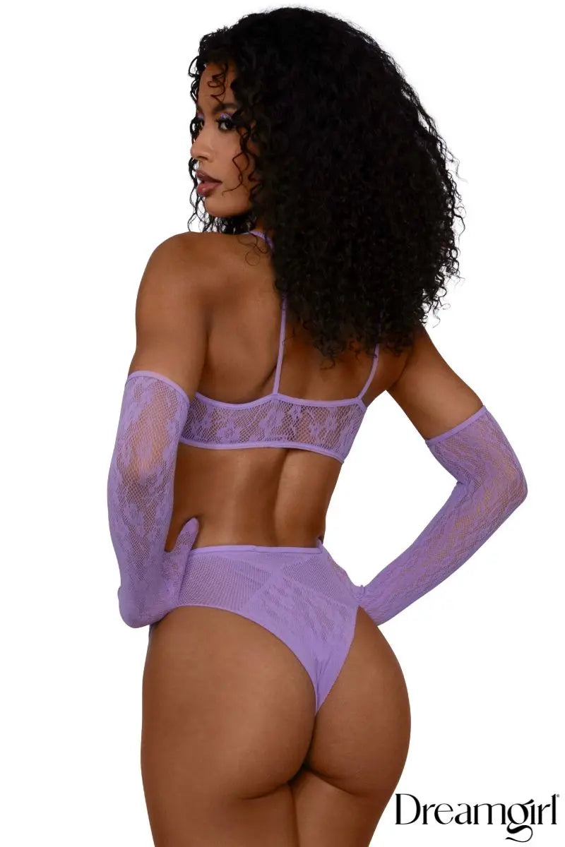 Ensemble de lingerie 3 pièces en dentelle Dreamgirl