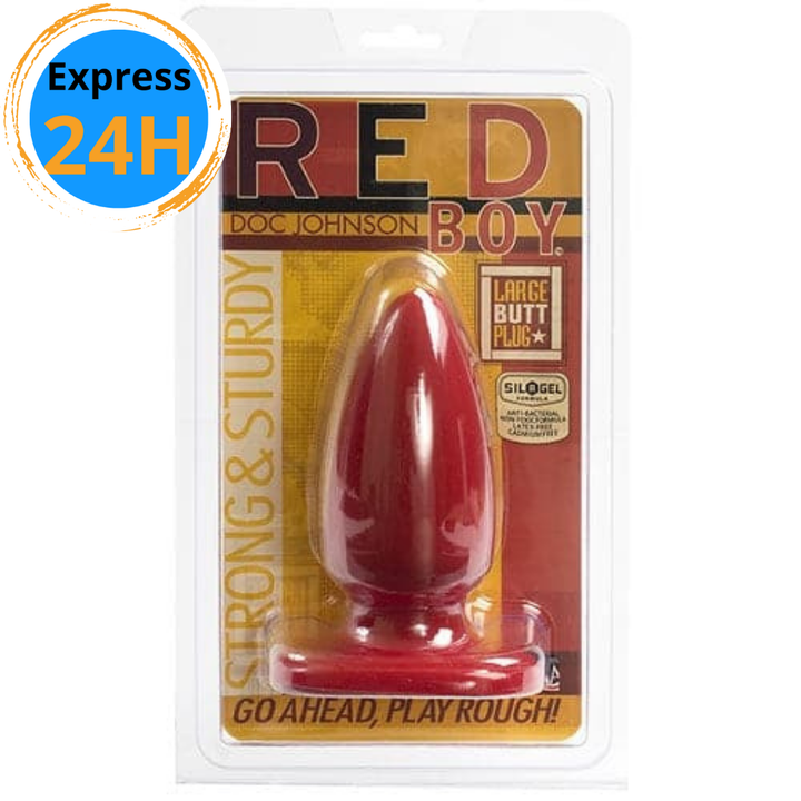 Red Boy Line Butt Plug L