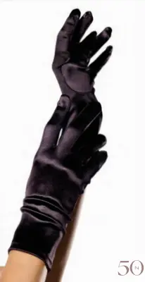 Gants en satin leg avenues