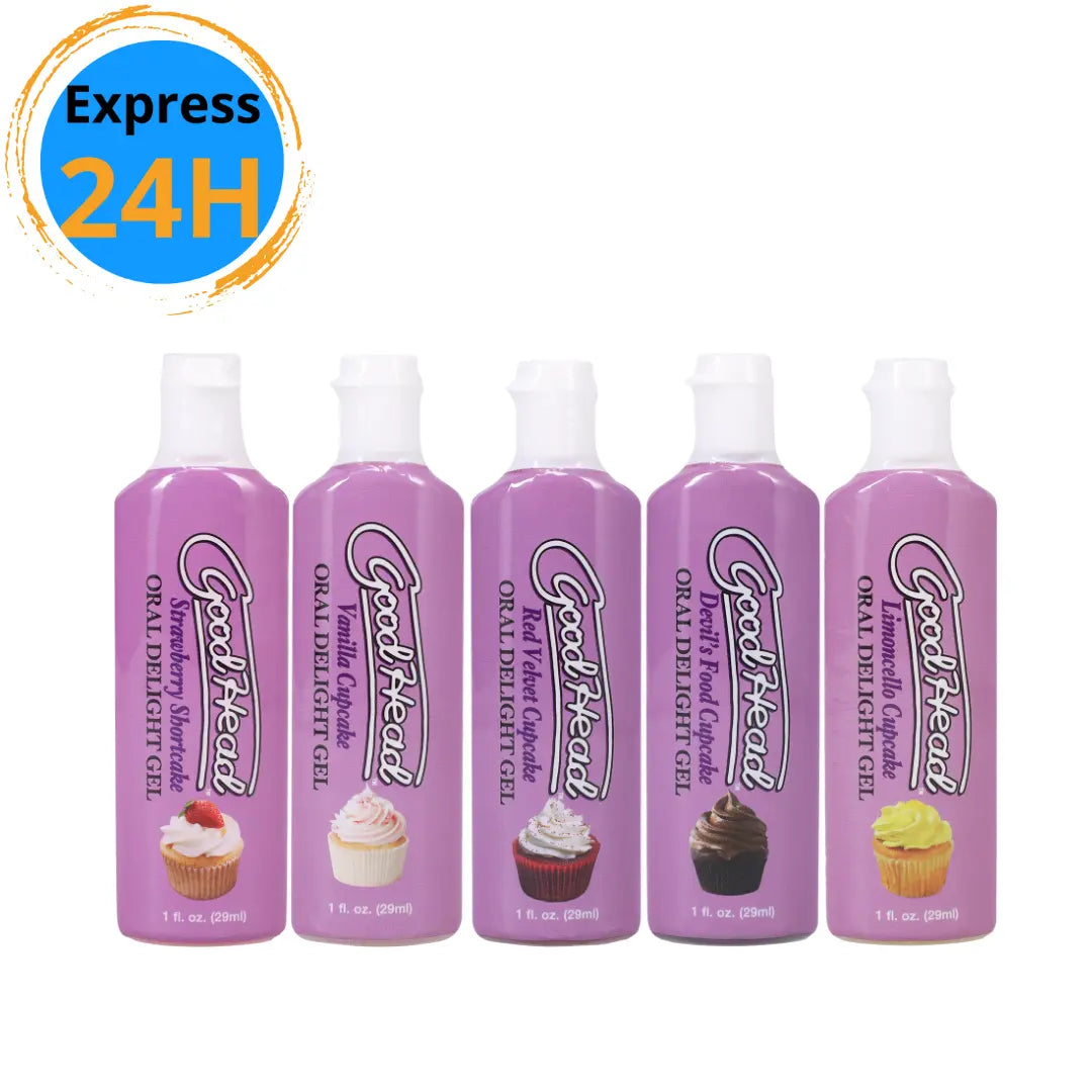 Gel Délice Oral Cupcakes - paquet de 5 Doc Johnson