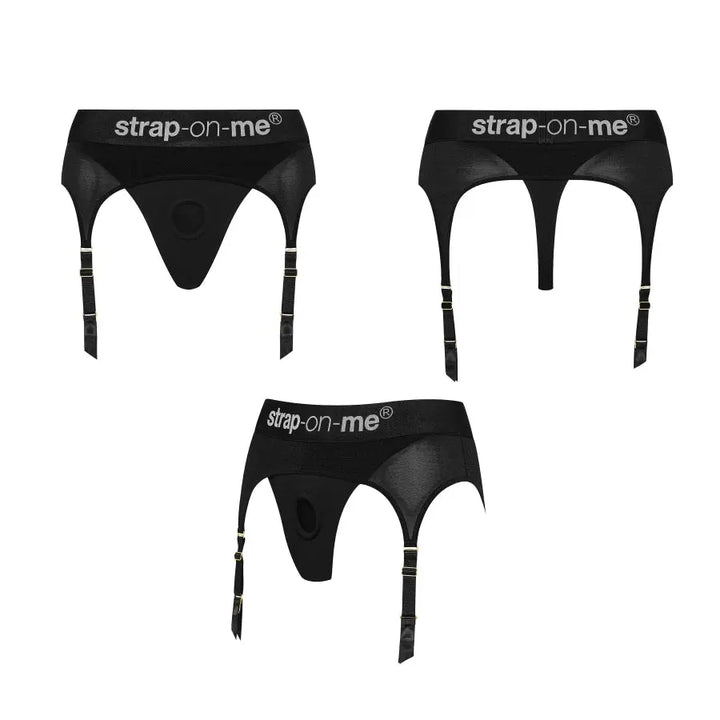 Harnais Lingerie - XXL - Noir Strap On Me