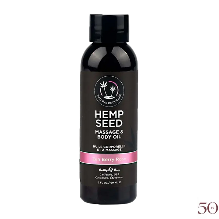 Huile de massage Hemp Seed 2oz. Earthly Body