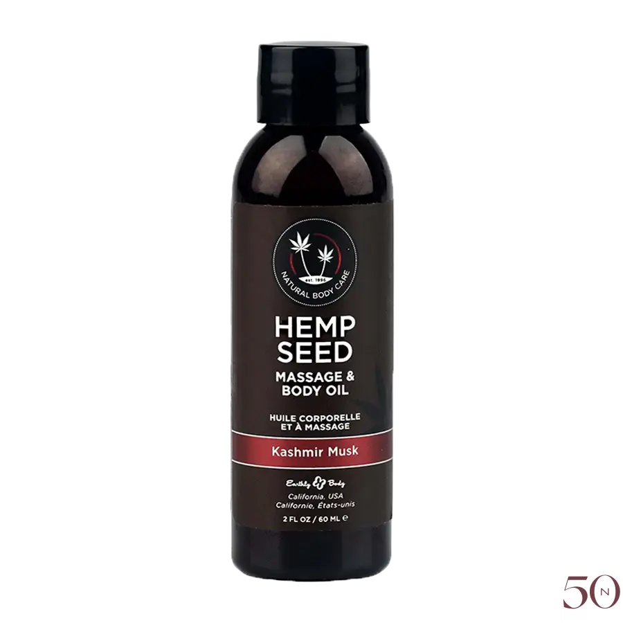 Huile de massage Hemp Seed 2oz. Earthly Body