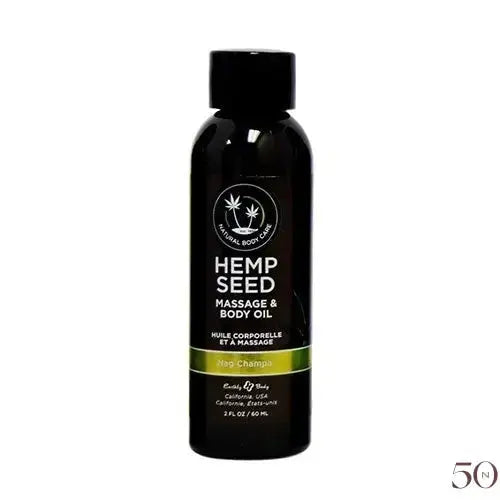 Huile de massage Hemp Seed 2oz. Earthly Body
