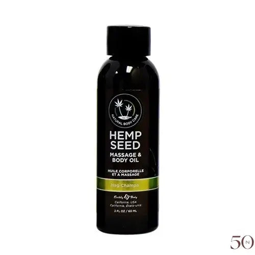 Huile de massage Hemp Seed 2oz. Earthly Body