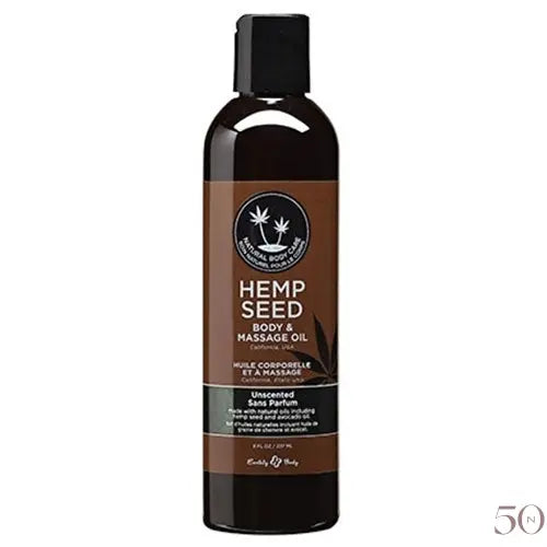 Huile de massage Hemp Seed  8oz Earthly Body