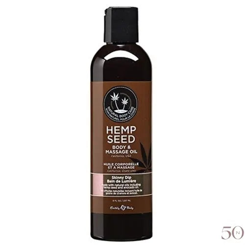 Huile de massage Hemp Seed  8oz Earthly Body
