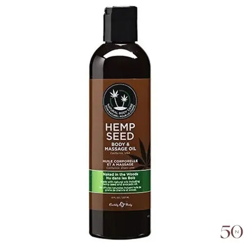 Huile de massage Hemp Seed  8oz Earthly Body