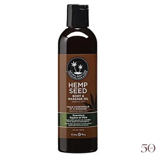 Huile de massage Hemp Seed  8oz Earthly Body