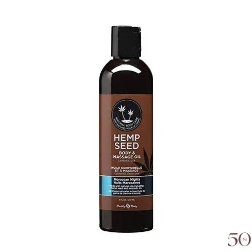 Huile de massage Hemp Seed  8oz Earthly Body