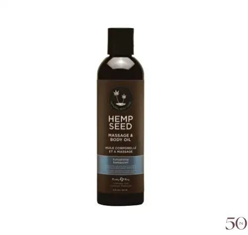 Huile de massage Hemp Seed  8oz Earthly Body