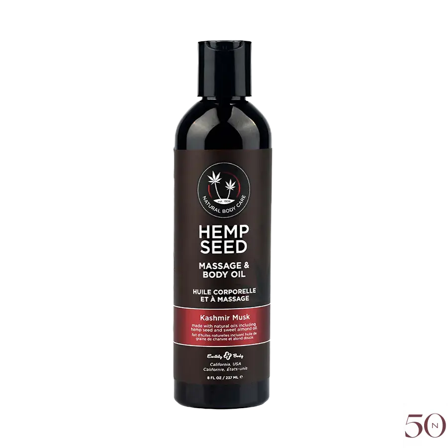 Huile de massage Hemp Seed  8oz Earthly Body