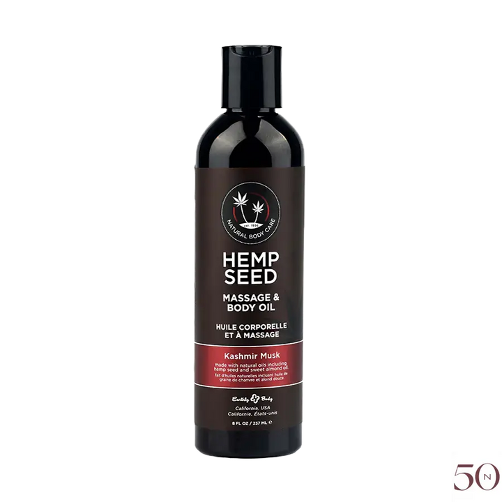 Huile de massage Hemp Seed  8oz Earthly Body