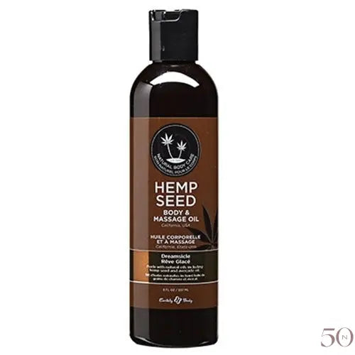 Huile de massage Hemp Seed Dreamsicle    8oz Earthly Body