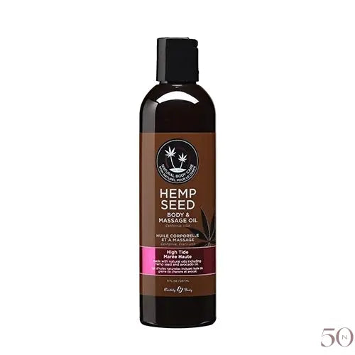 Huile de massage Hemp Seed  8oz Earthly Body