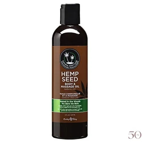 Huile de massage Hemp Seed  8oz Earthly Body