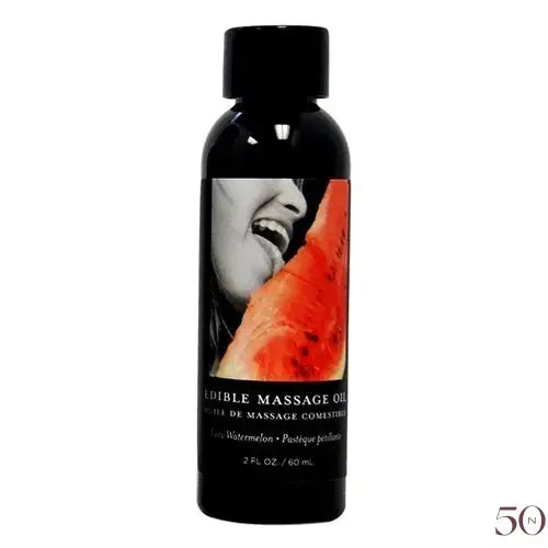 Huile de massage comestible Hemp Seed 2 oz Earthly Body