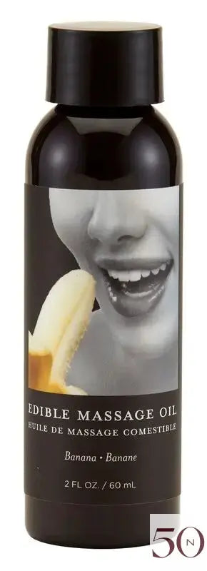 Huile de massage comestible Hemp Seed 2 oz Earthly Body