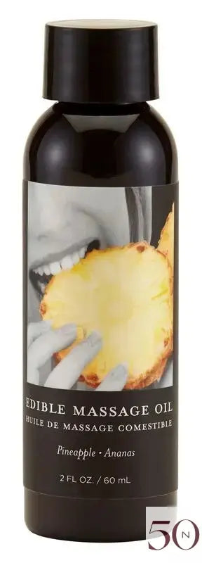 Huile de massage comestible Hemp Seed 2 oz Earthly Body