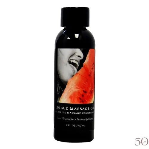 Huile de massage comestible Hemp Seed 2 oz Earthly Body