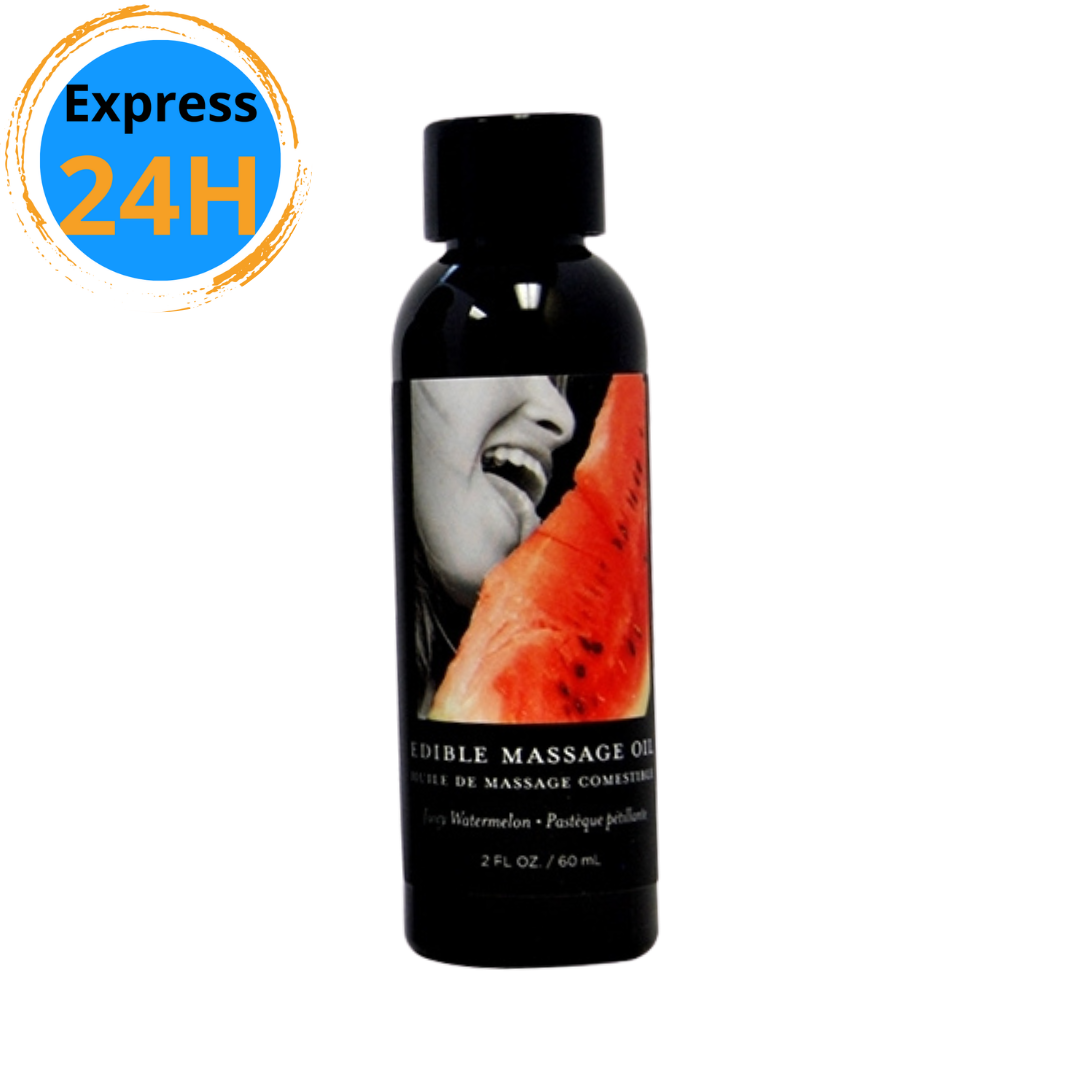 Huile de massage comestible raisin  2oz Earthly Body