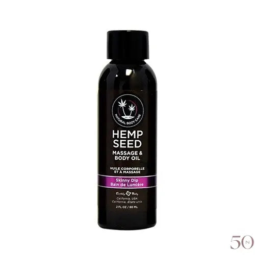 Huile de massage Hemp Seed 2oz. Earthly Body