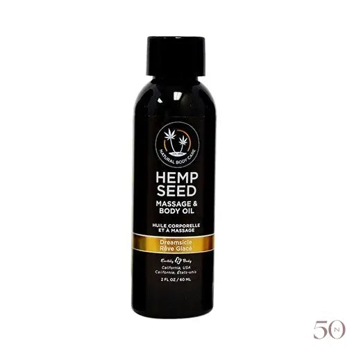 Huile de massage Hemp Seed 2oz. Earthly Body