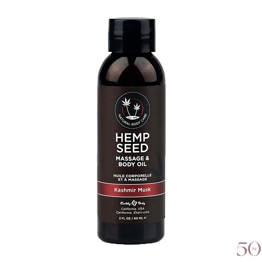 Huile de massage Hemp Seed 2oz. Earthly Body