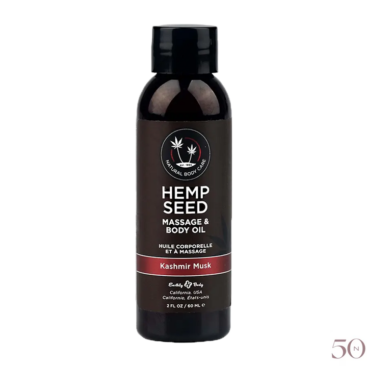 Huile de massage Hemp Seed 2oz. Earthly Body