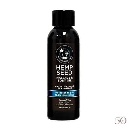 Huile de massage Hemp Seed 2oz. Earthly Body