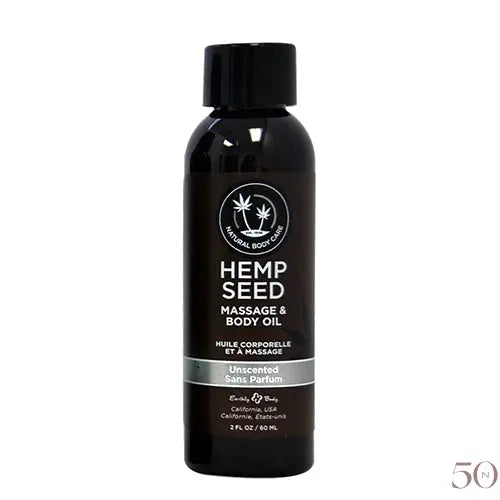 Huile de massage Hemp Seed 2oz. Earthly Body