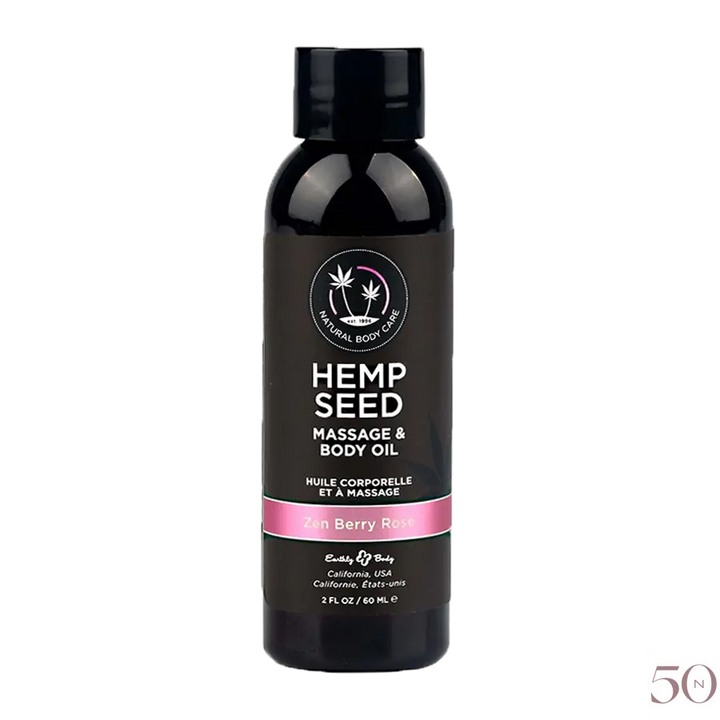 Huile de massage Hemp Seed 2oz. Earthly Body