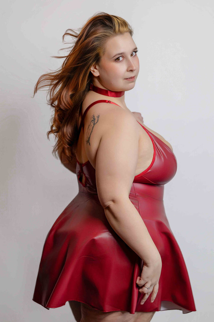 Robe Rouge Élégante