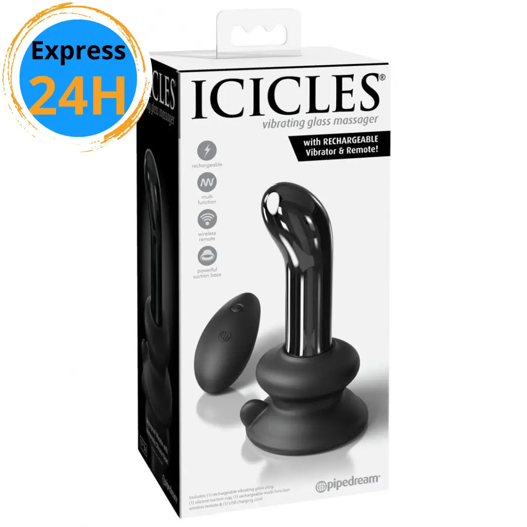 Icicles No.84 w Rechargeable avec manette Pipedream