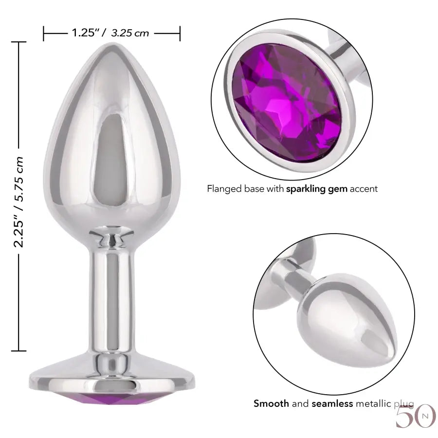 Jewel - Small Amethyst Plug calexotics