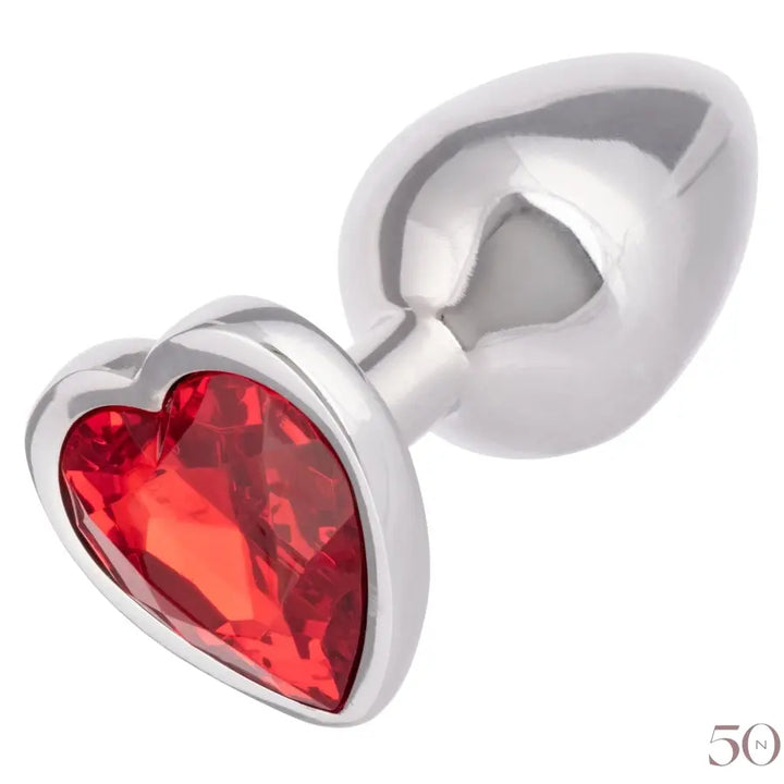 Jewel - Small Ruby Heart Plug