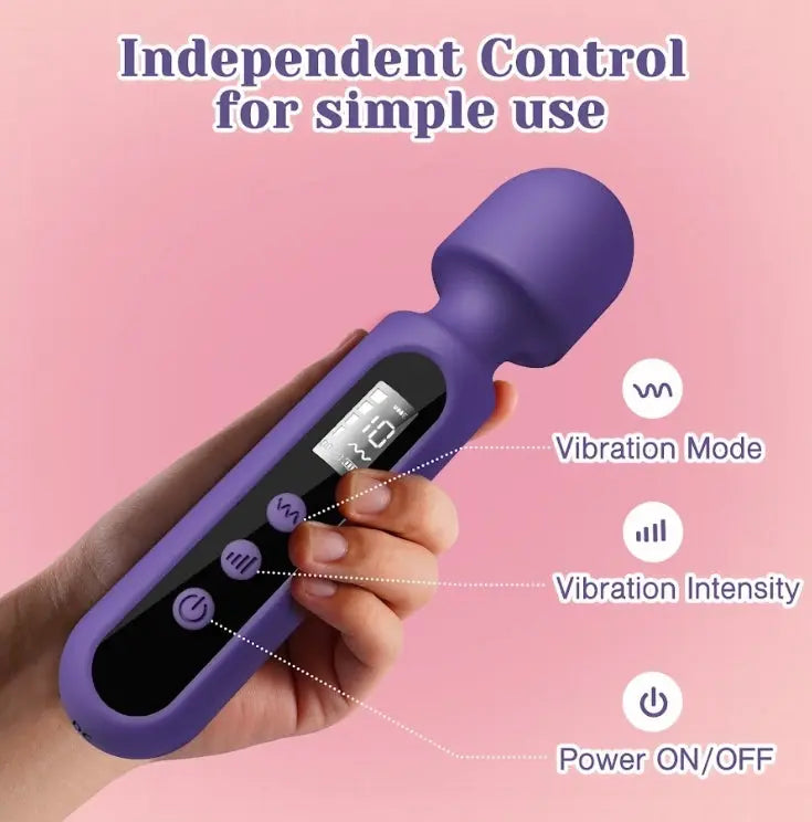 Wand Vibrator Kits with LCD Display - 50 Shades of Sex Wand Vibrator Kits with LCD Display - 50 Shades of Sex