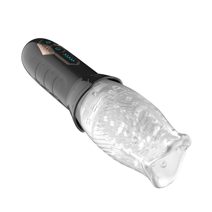 Masturbateur vibrant et rotatif rechargeable