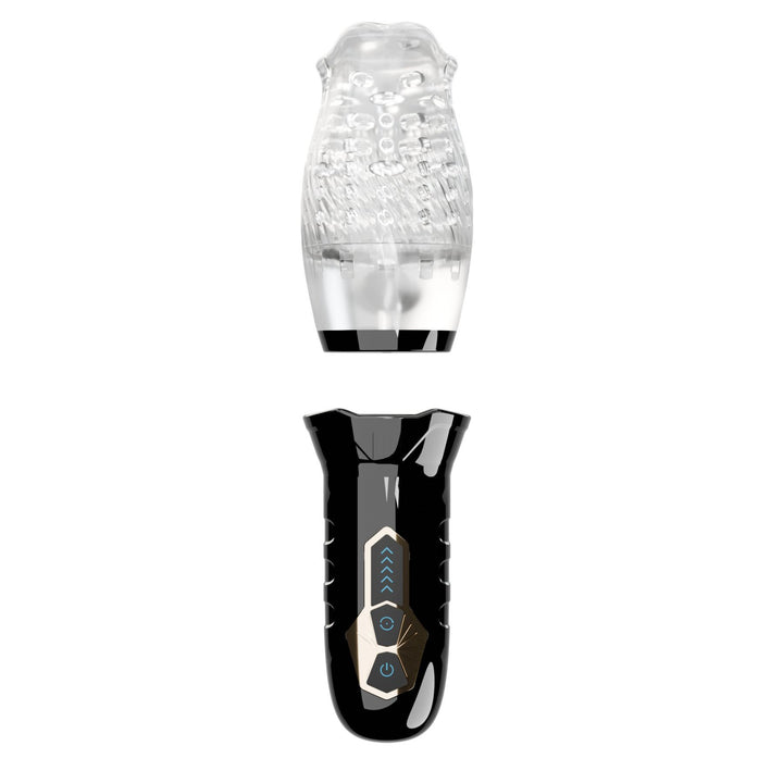 Masturbateur vibrant et rotatif rechargeable