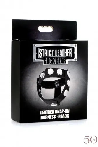 Leather Snap-On Cock Harness xr brands