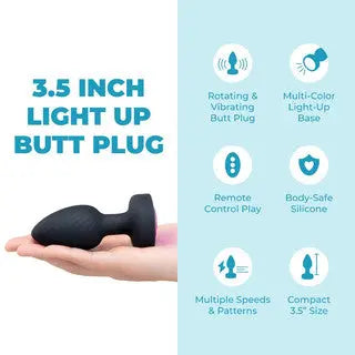 Light-Up Butt Plug – Plug anal vibrant lumineux