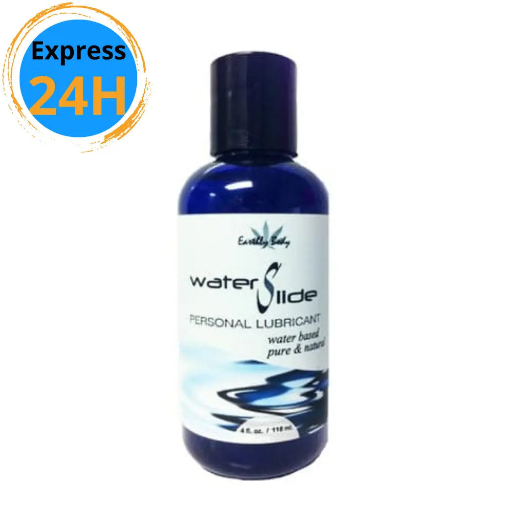 Lubrifiant à base d'eau Waterslide 4 oz Earthly body