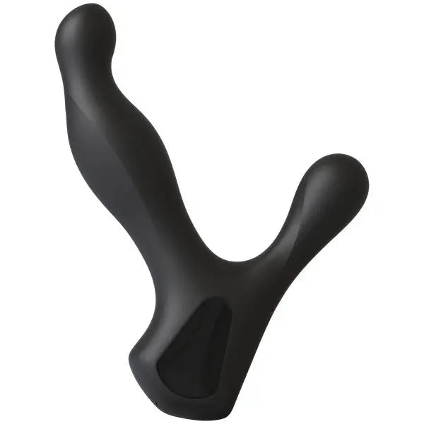 Masseur prostatique en silicone avec crêtes rotatives. Doc Johnson
