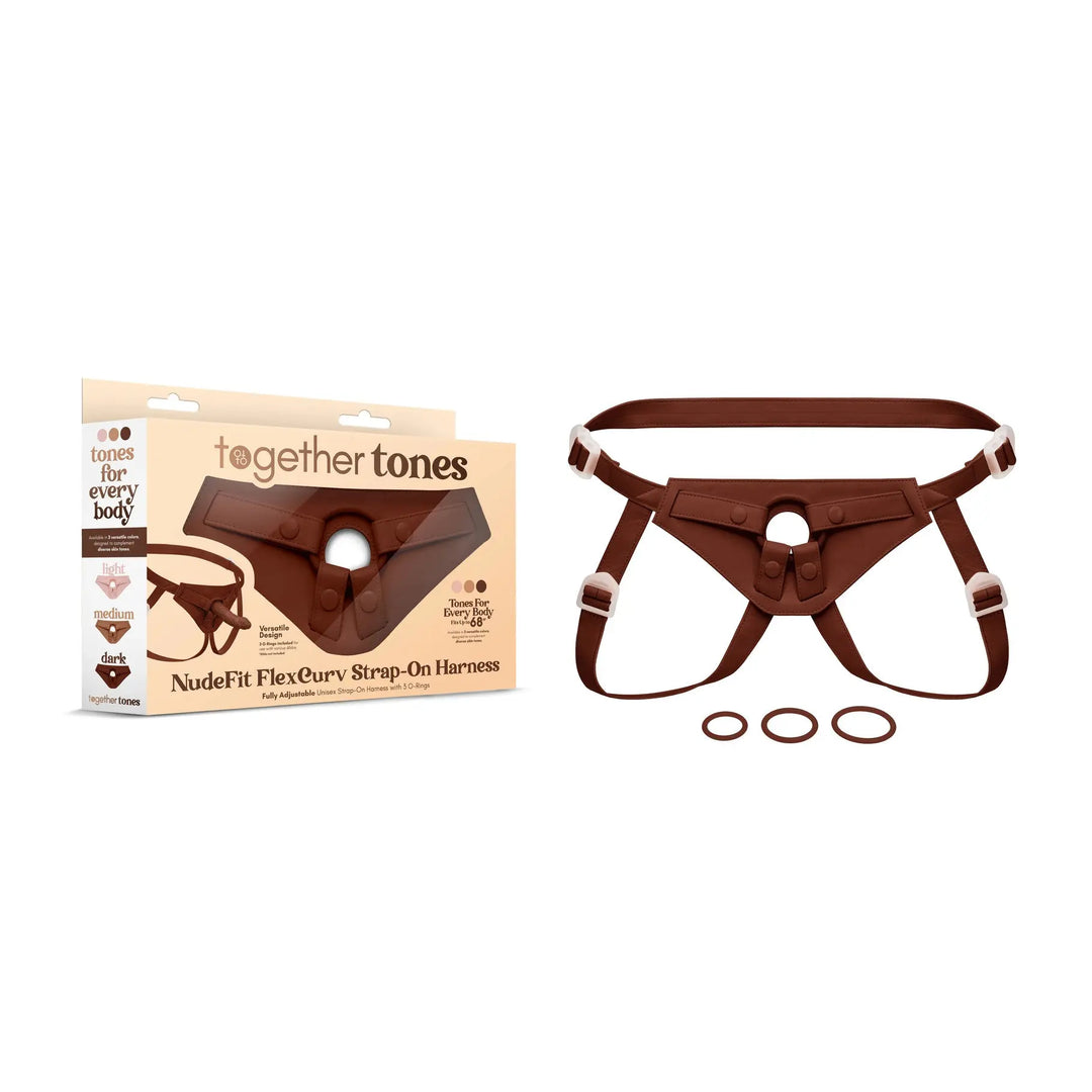 NudeFit FlexCurvy Strap-On Harness
