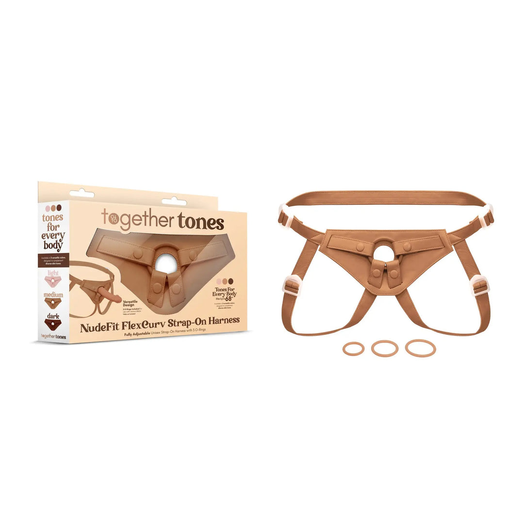 NudeFit FlexCurvy Strap-On Harness