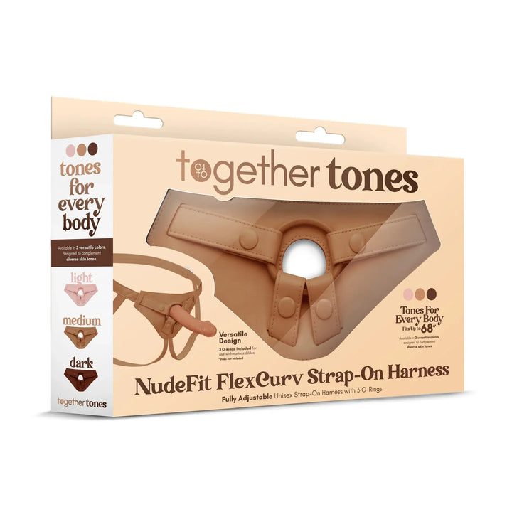 NudeFit FlexCurvy Strap-On Harness