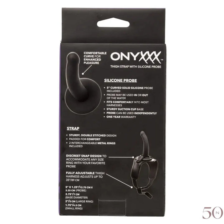 Onyxxx - Thigh Strap with Silicone Probe