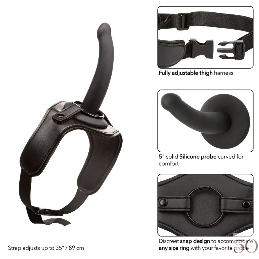 Onyxxx - Thigh Strap with Silicone Probe