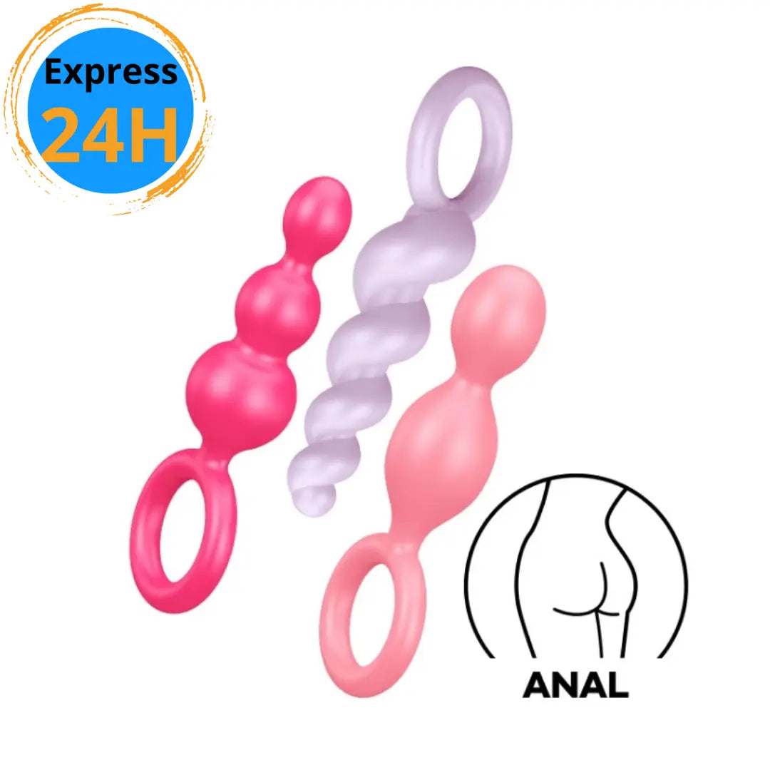 Plug Anal Perlés (Ensemble de 3) satisfyer